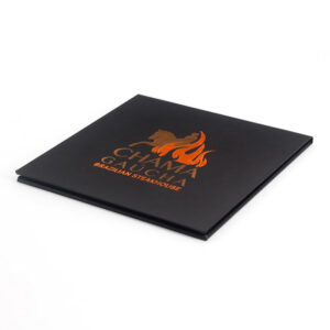 Foil Printed Rigid Restaurant Gift Card Presentation Folder