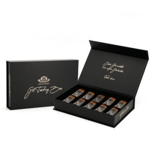 Foil Stamped Magnetic Gin Tasting Rigid Box with Insert