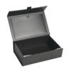 Foldable Magnetic Rigid Jewelry Box with Gold Foil Logo Foldable Magnetic Rigid Jewelry Box with Gold Foil Logo