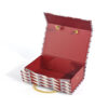 Folding Rigid Fashion Accessories Box with Gold Rope Handle Folding Rigid Fashion Accessories Box with Gold Rope Handle