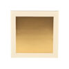 Gold Rigid Chocolate Display Box with Clear Windowed Lid Gold Rigid Chocolate Display Box with Clear Windowed Lid
