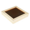 Gold Rigid Chocolate Display Box with Clear Windowed Lid Gold Rigid Chocolate Display Box with Clear Windowed Lid