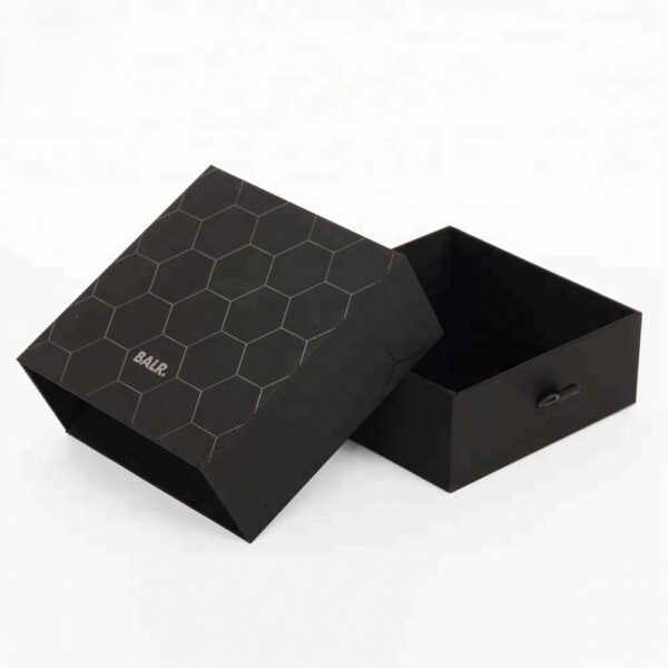 Hexagon Printed Rigid Drawer Fashion Accessory Gift Box Hexagon Printed Rigid Drawer Fashion Accessory Gift Box
