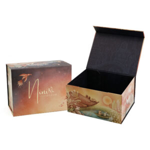 Illustrated Magnetic Rigid Baby Blanket Gift Packaging Box
