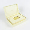 Ivory VIP Card Rigid Presentation Box with Gold Foil Logo