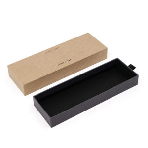 Kraft Drawer Hair Comb Packaging Box with Black Pull Tab