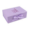 Lavender Rigid Mother's Day Gift Box with Satin Lining