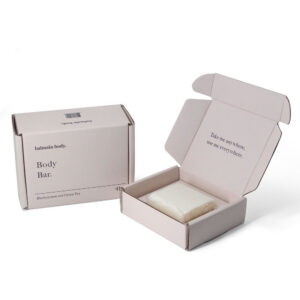 Logo Printed Body Bar Mailer Box with Paperboard Insert