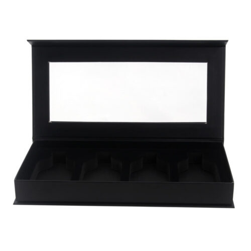 Logo Printed Cocktail Bottle Gift Box with Window Insert