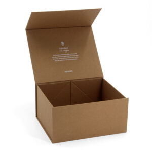 Logo Printed Kraft Wine Glass Gift Mailer Box with Tuck Flap