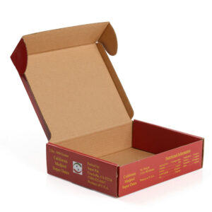 Logo Printed Medjool Dates Paperboard Retail Mailer Box
