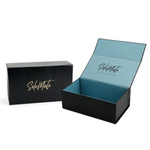 Luxury Foldable Shoe Gift Box with Logo Magnetic Closure