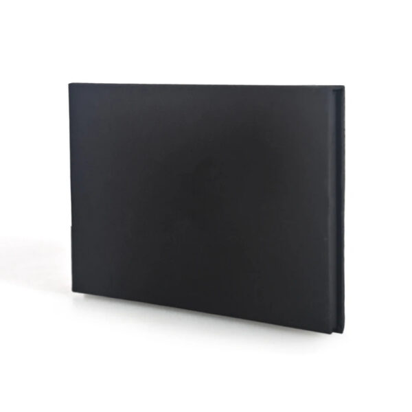 Matte Black Book Style Rigid Card Box with Cutout Insert Matte Black Book Style Rigid Card Box with Cutout Insert