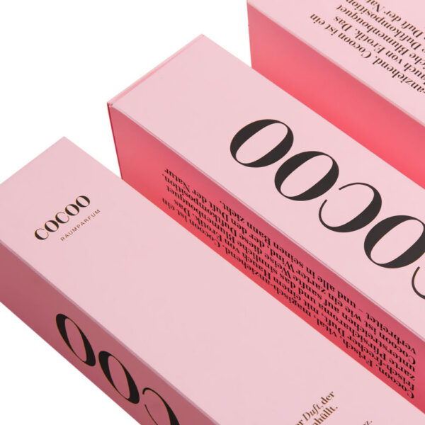 Matte Pink Room Fragrance Paperboard Folding Carton Box Matte Pink Room Fragrance Paperboard Folding Carton Box