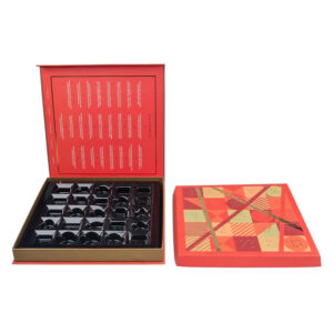 Printed Advent Calendar Chocolate Box with Blister Tray