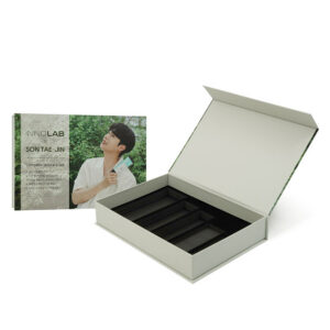 Printed Magnetic Skincare Set Rigid Box with Foam Insert
