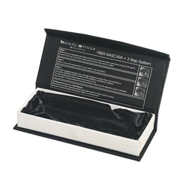 Wholesale Fiber Mascara Rigid Box with Satin Lined Tray