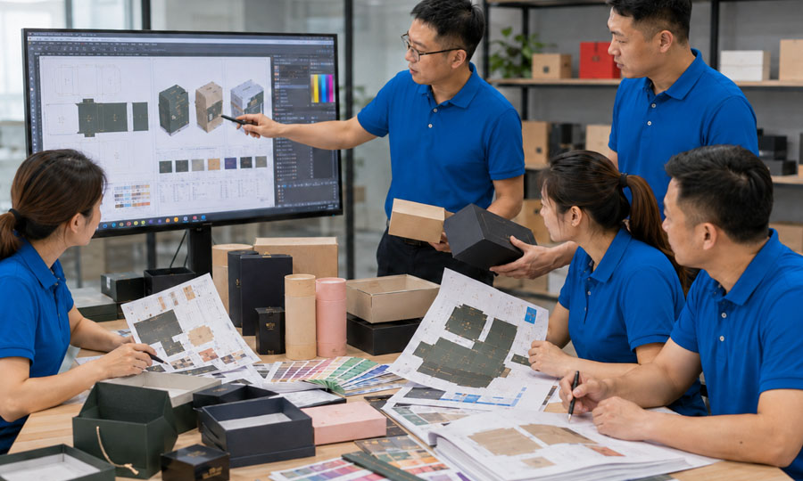 Step 3 — We Prepare Dieline or Technical Suggestions