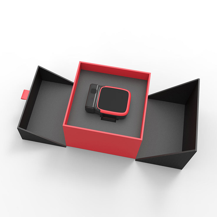 Custom-made deluxe rigid cardboard boxes, double-door rigged boxes.