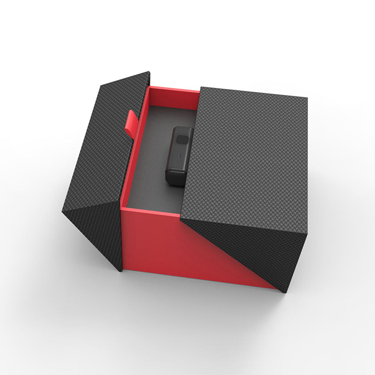 Custom-made deluxe rigid cardboard boxes, double-door rigged boxes.