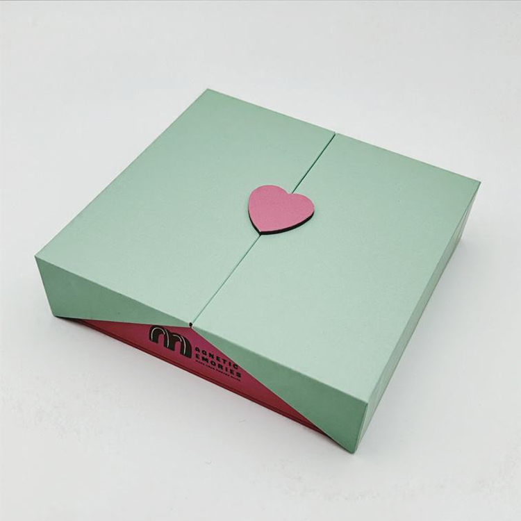 Double-Door Rigid Boxes Packaging Magnetic Closure Gift Boxes