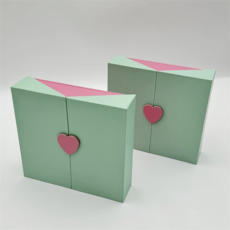 Double-Door Rigid Boxes Packaging Magnetic Closure Gift Boxes