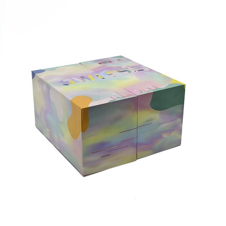 Double-Door Rigid Boxes Packaging uses recycled materials