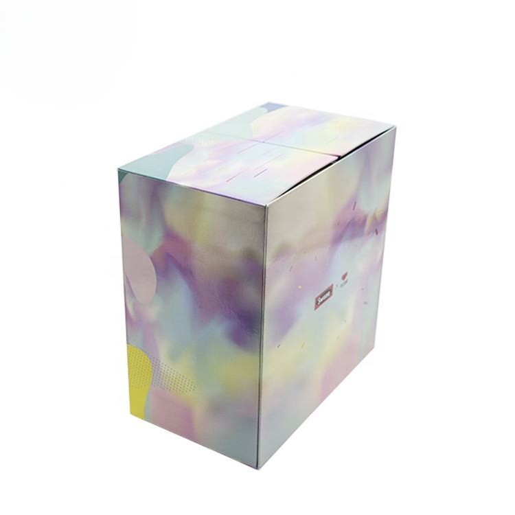 Double-Door Rigid Boxes Packaging uses recycled materials