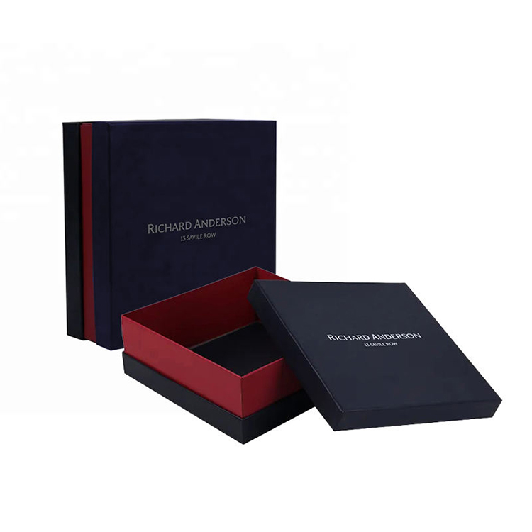 Elegant two-tone Shoulder Neck Rigid gift box