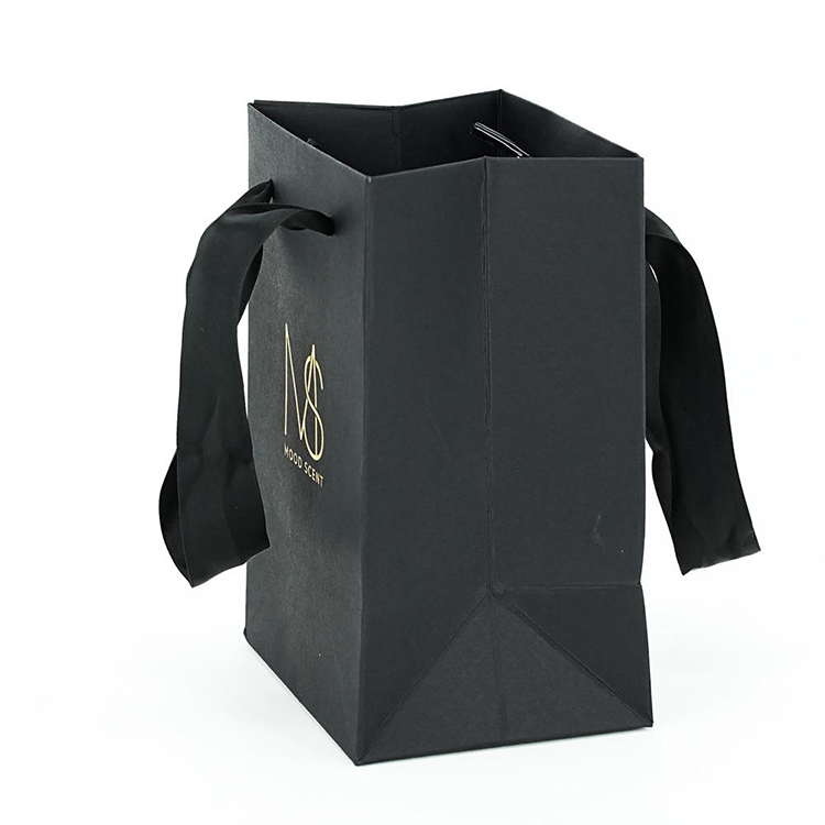 Handmade eco-friendly art paper shopping bags