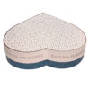 Heart shaped bath and body gift box