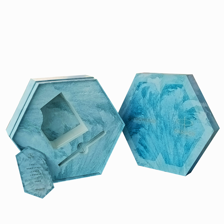 Hexagon Rigid Boxes Exquisite High-End Customized Gift Boxes
