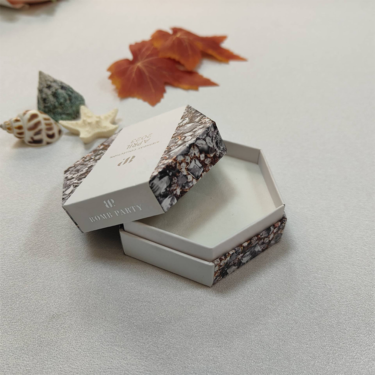 High-quality high-end cosmetics and jewelry, Hexagon Rigid Boxes