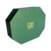 Octagonal fragrance packaging box with precision-cut EVA insert