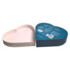 Printed heart shaped cosmetic packaging box