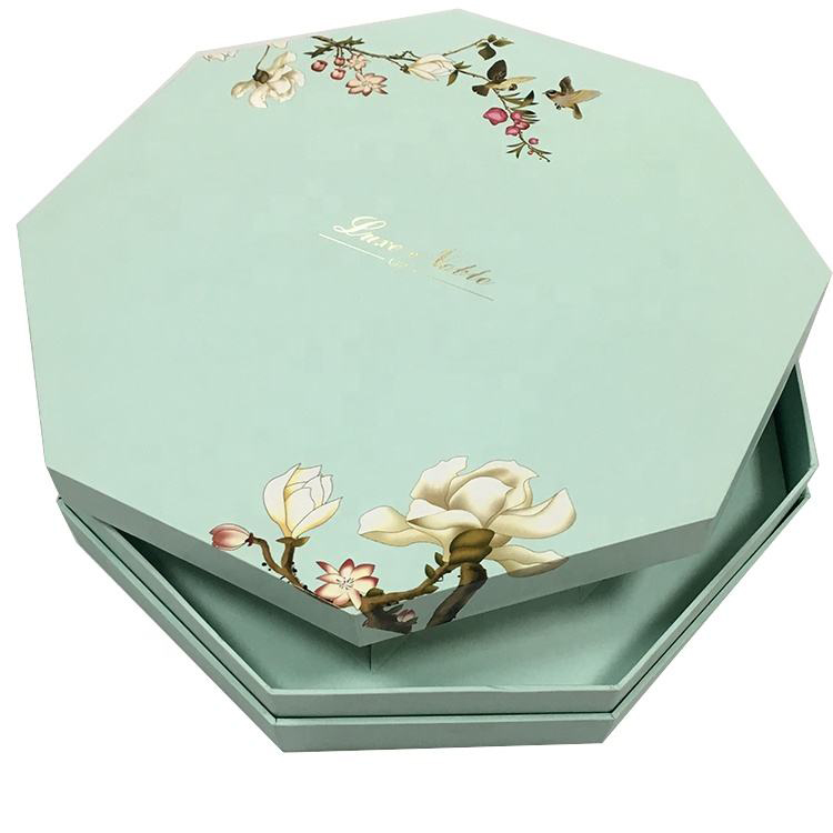 Recycled luxury cardboard boxes, Octagon Rigid Gift Boxes