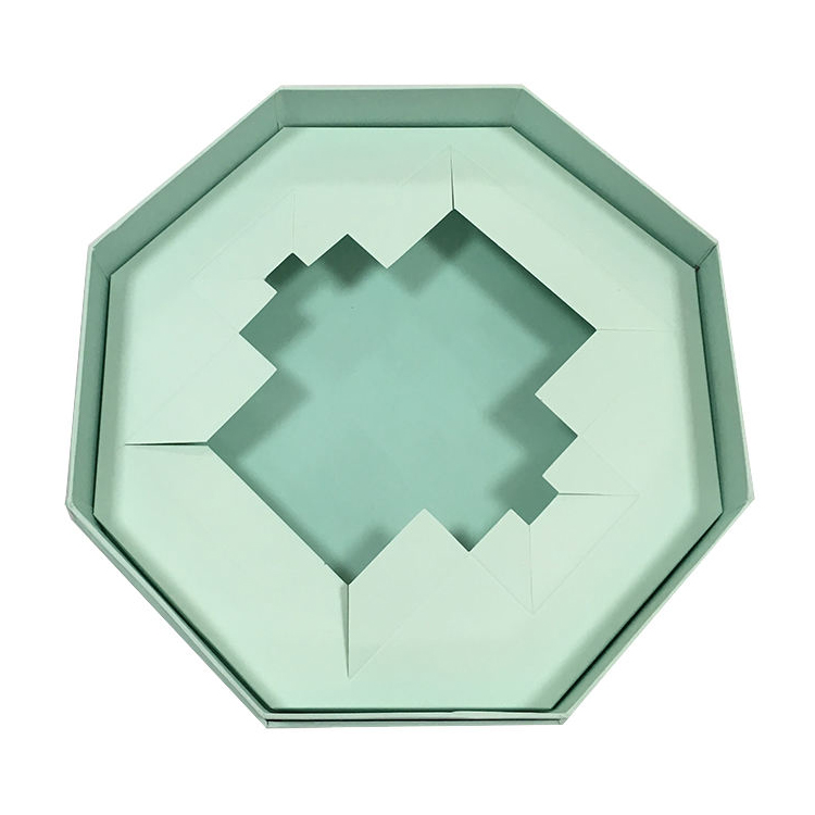 Recycled luxury cardboard boxes, Octagon Rigid Gift Boxes